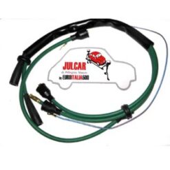 Cavi candela verdi bobina sinistra sezione 7mm Fiat 500 N/D/F1^